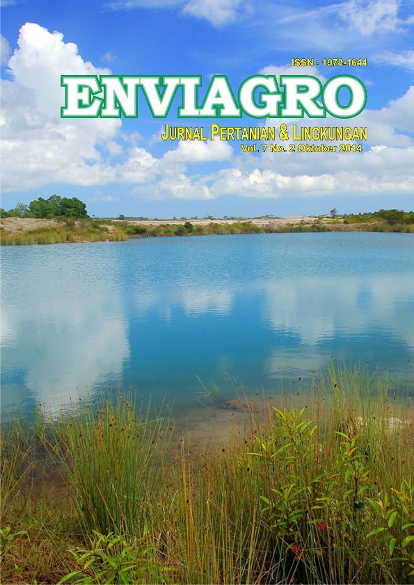 					View Vol. 7 No. 2 (2014): Enviagro: Jurnal Pertanian dan Lingkungan
				