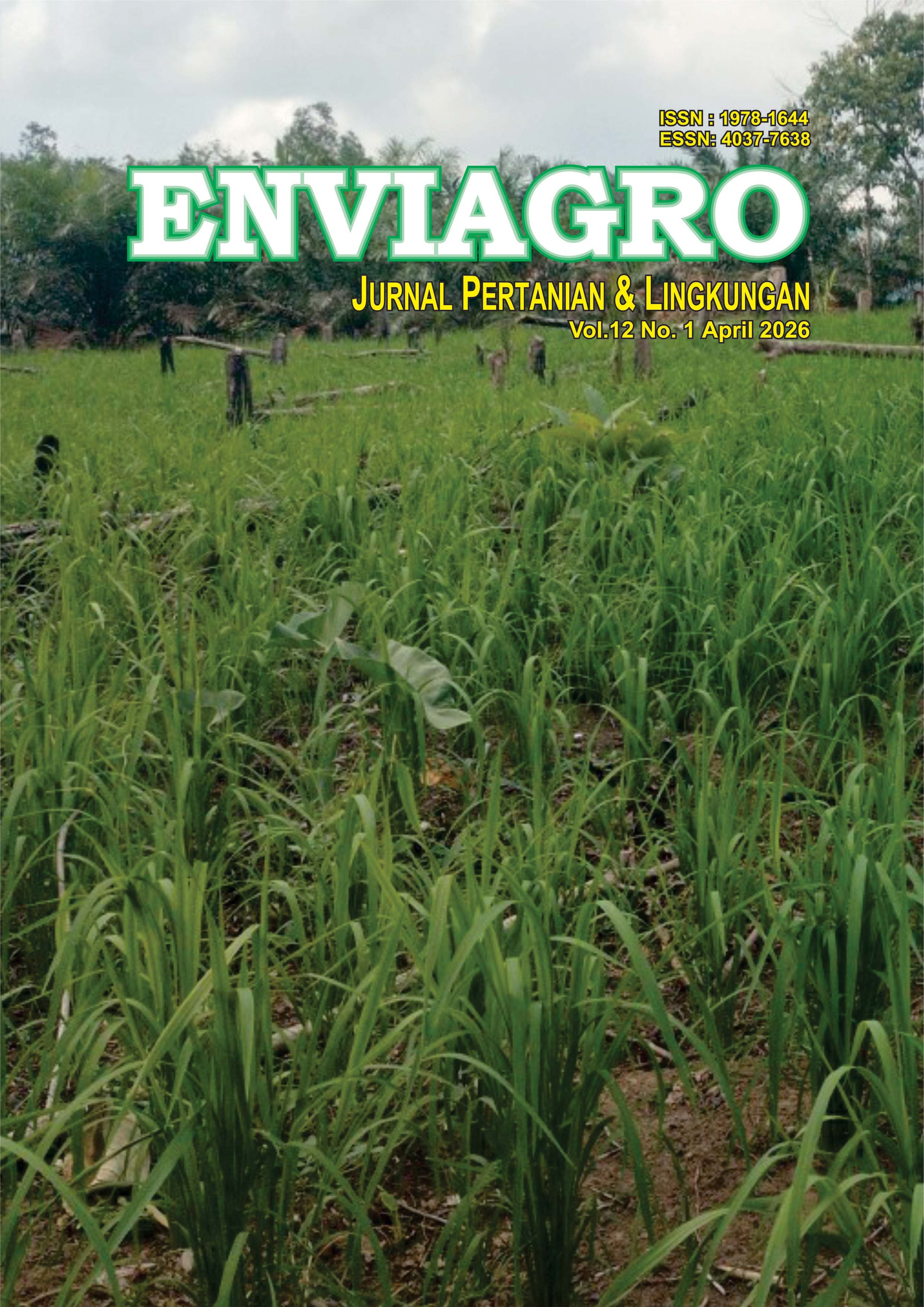 					View Vol. 12 No. 1 (2026): Enviagro
				