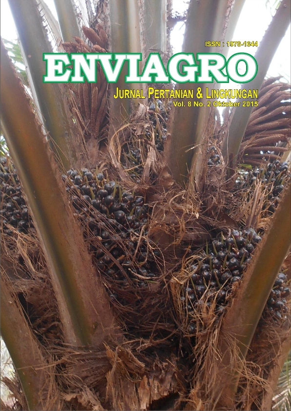					View Vol. 8 No. 2 (2015): Enviagro: Jurnal Pertanian dan Lingkungan
				