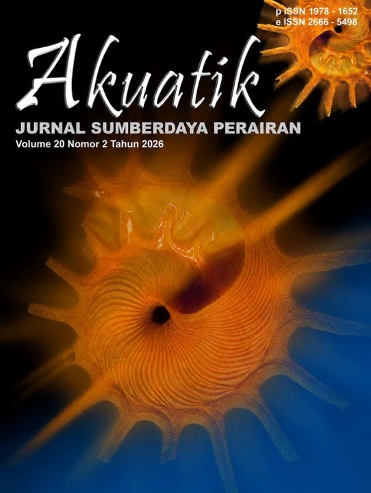 					View Vol. 20 No. 2 (2026): AKUATIK : Jurnal Sumberdaya Perairan
				