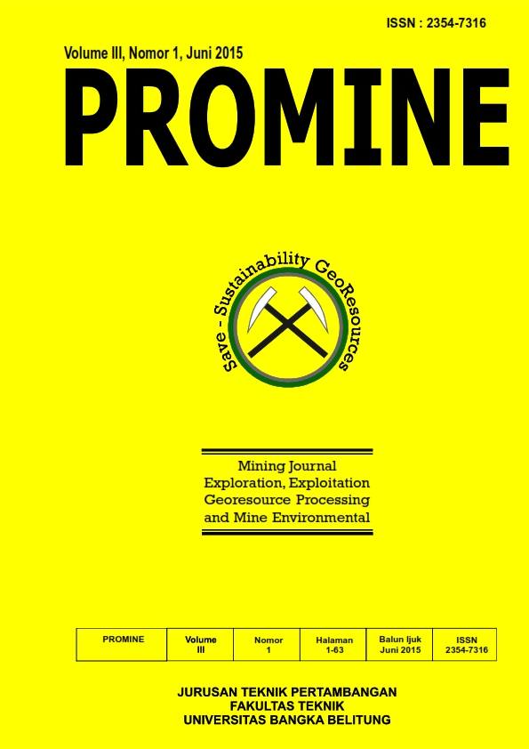 					View Vol. 3 No. 1 (2015): PROMINE
				